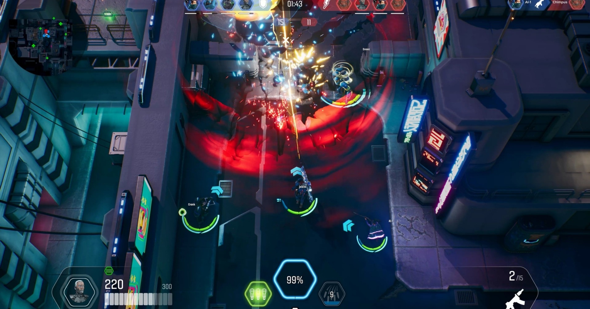 The Machines Arena gameplay