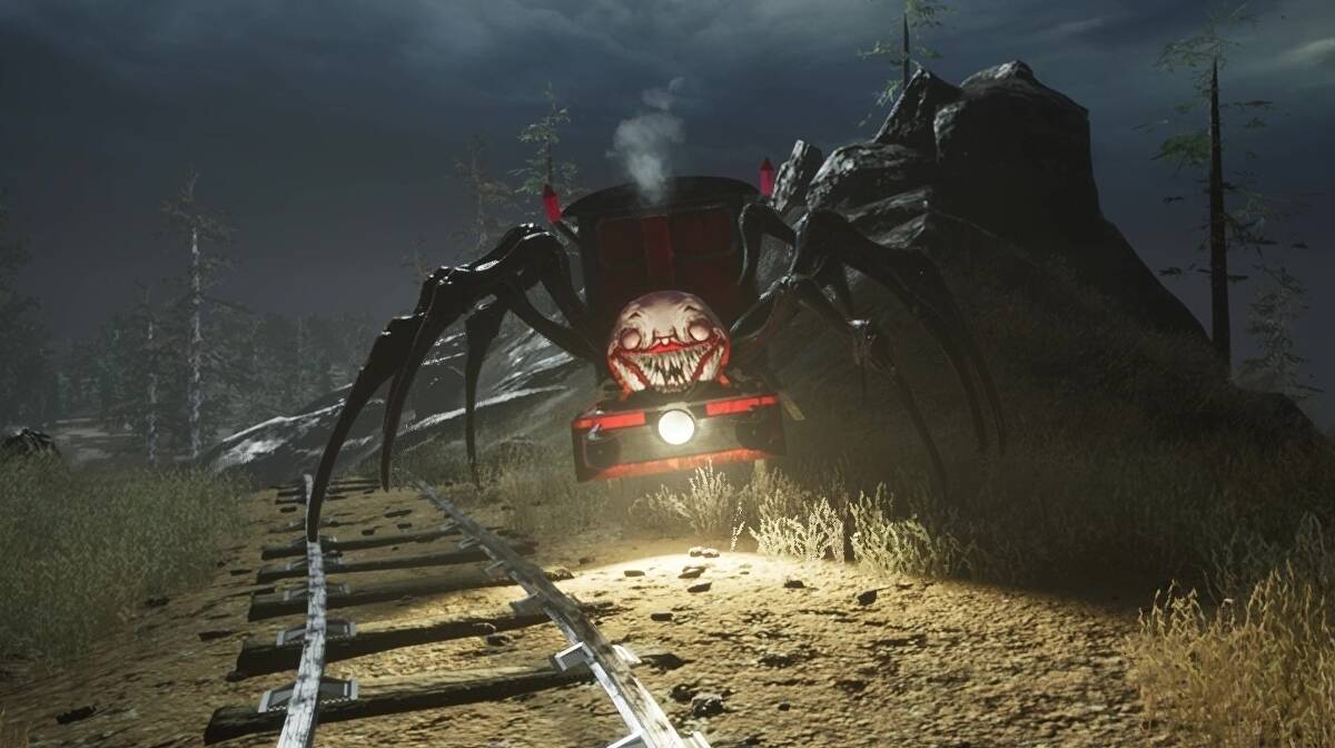 Stream Explore an Island Full of Spiders in Choo Choo Charles from Terrence